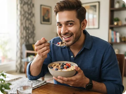 How did Bintix help profile the early adopters of Protein Muesli?