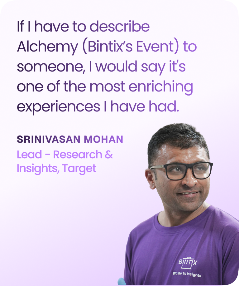 Srinivasan Mohan, Target