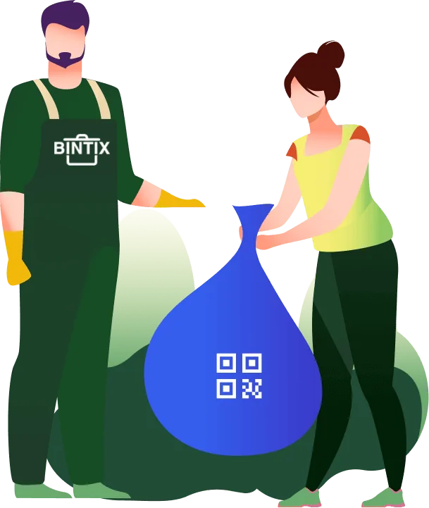 Sanitation workers illustration